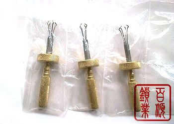 台湾钢丝十字开锁器三件套