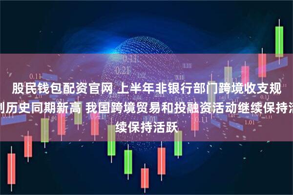 股民钱包配资官网 上半年非银行部门跨境收支规模创历史同期新高 我国跨境贸易和投融资活动继续保持活跃